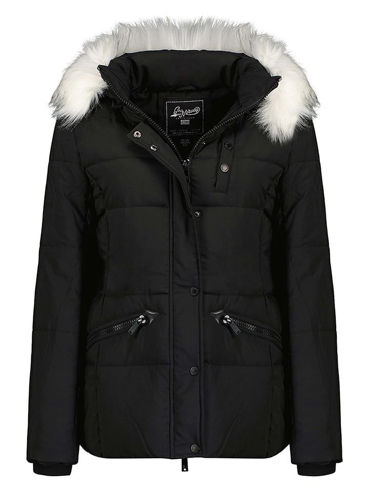 Geographical Norway Parka "Chester" in Schwarz - 128