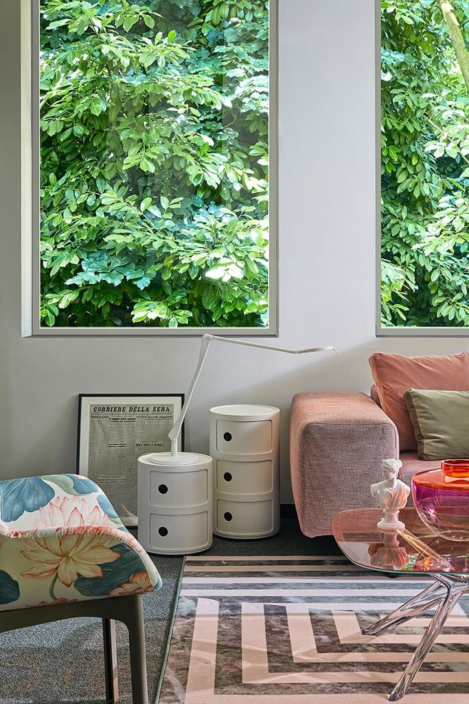 Kartell Componibili Recycled 2 Elemente Container (weiß) weiß