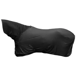 Covalliero Abschwitzdecke Mikrofaser Light black Anniversery H/W 2025, Größe: 135cm