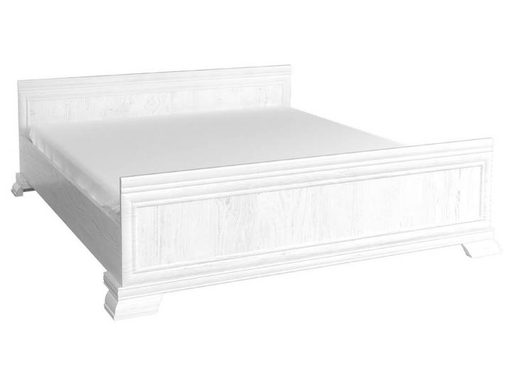 Feldmann-Wohnen Holzbett Kora (stabiles Bettgestell inklusive Lattenrost, 1-tlg., klassisch eletante Optik, MDF-Aufleistung), 160x200cm Anderson Pinie