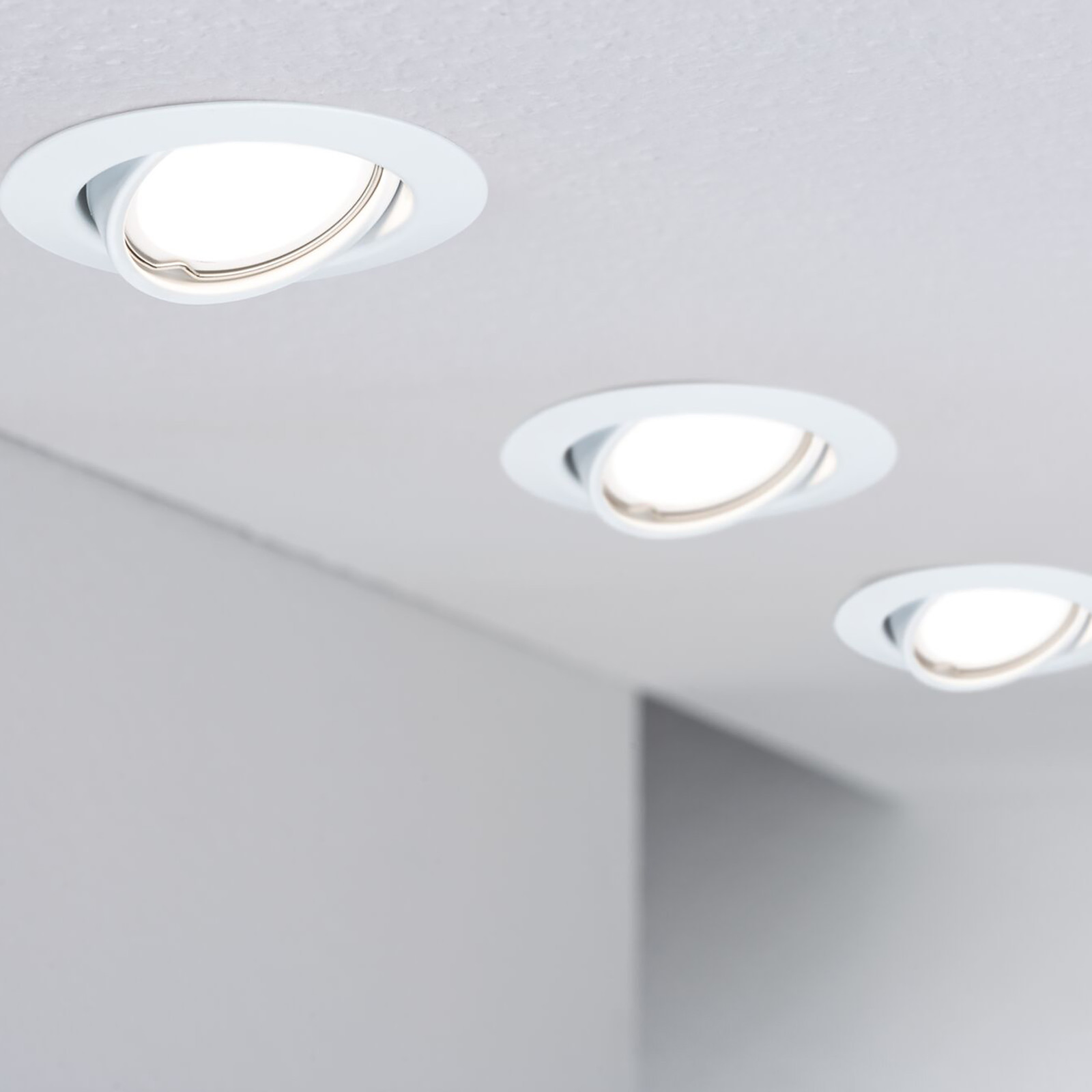 home24 LED-lichtbron set van 3 wit Ø 5 cm
