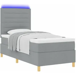 vidaXL, Boxspringbett, Inlenetta (Linien-Design) (80 x 200 cm)