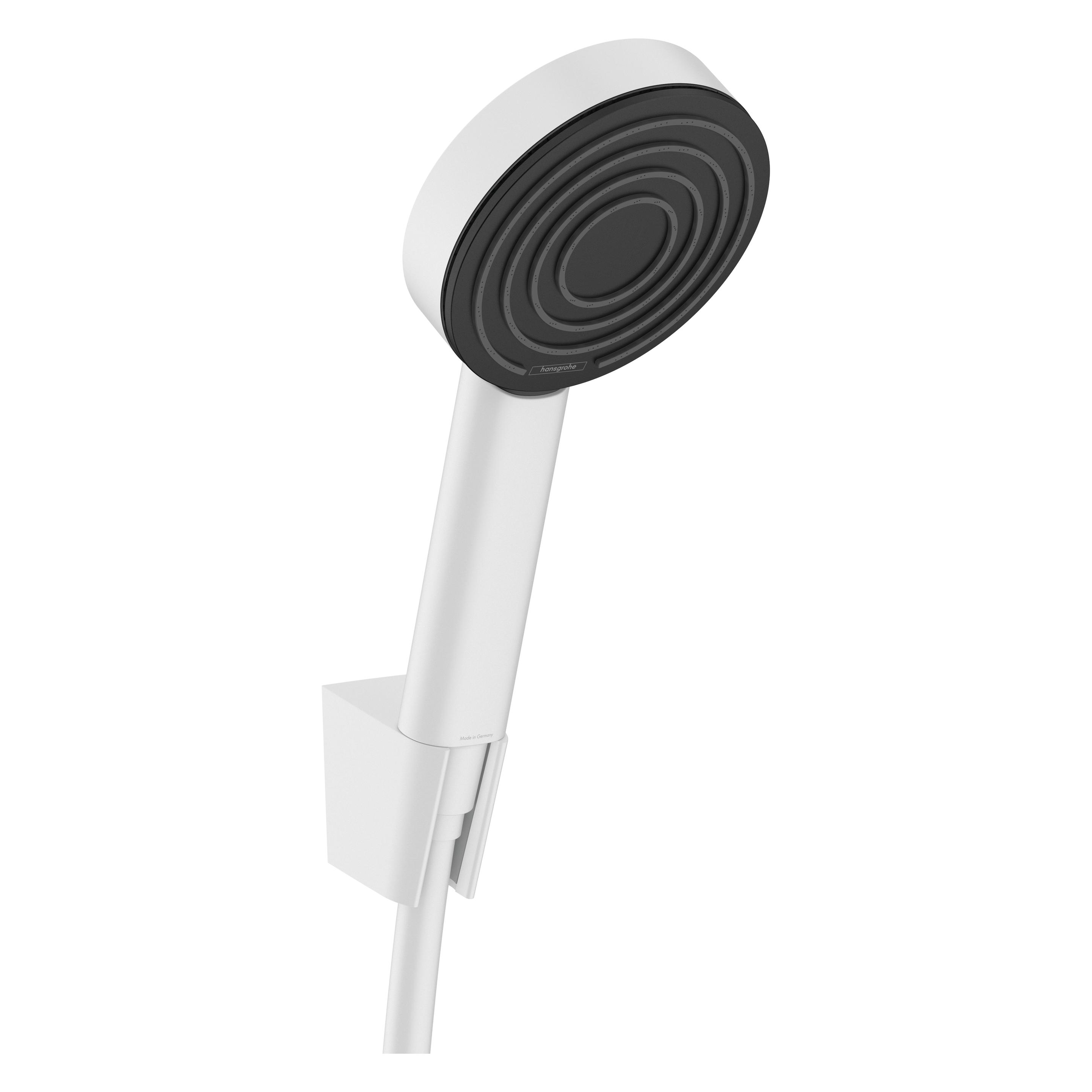 hansgrohe Pulsify S Duschkopfhalterungset 105 mit Duschschlauch 125 cm (1 Strahlart, 13.50 l/min) (24301700)