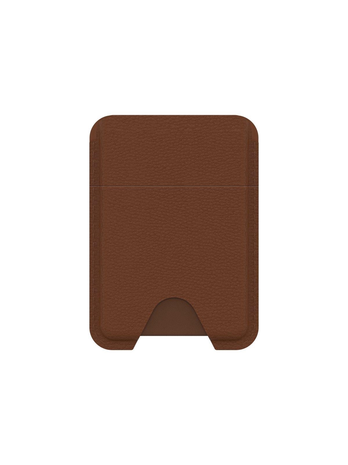 OtterBox Symmetry Cactus Leather MagSafe Wallet Desert Saddle - brown