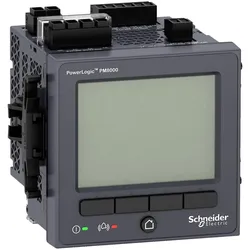 Schneider Electric METSEPM81401 Universalmessgerät ION, PowerLogic PM81401, Essential, integrierte Anzeige, 64 MB, 128 Samples/Periode, AC/DC, MID