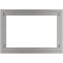 Tece WC-Abdeckrahmen Metall glänzend, für WC-Einbaurahmen, 9240645 9240645
