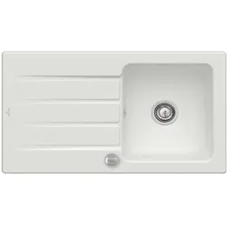 Villeroy & Boch Architectura Einbauspüle 335002SM mit Ablaufgarnitur und Exzenterbetätigung, Steam