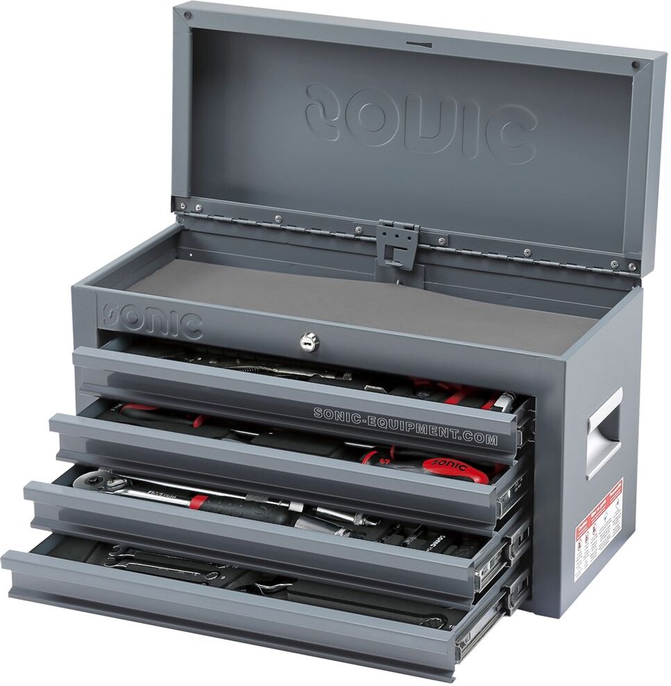 Sonic Equipment Werkzeugkoffer Aufsatzbox 47-Tlg. 704771