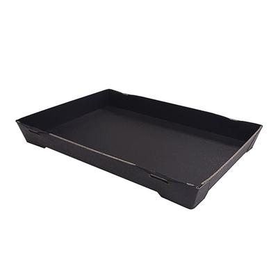 MONOUSO - Sushi-Verpackungen Karton Schwarz 23,5x16cm (200 Stück)