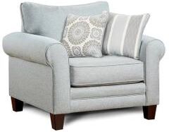 Southern Home Furnishings Grand Mist Grey Accent Chair