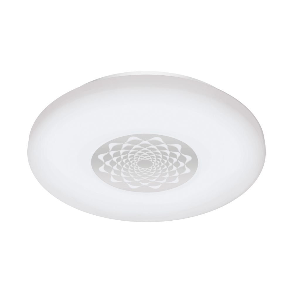 Eglo Capasso-Z LED plafondlamp, chroom en wit, rond