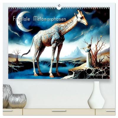 Fraktale Metamorphosen (hochwertiger Premium Wandkalender 2027 DIN A2 quer), Kunstdruck in Hochglanz