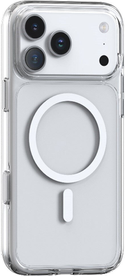 iPhone 17 Pro Max - TORRAS Guardian Magnetic Hybrid Plastik Cover - MagSafe Kompatibel - Gennemsigtig