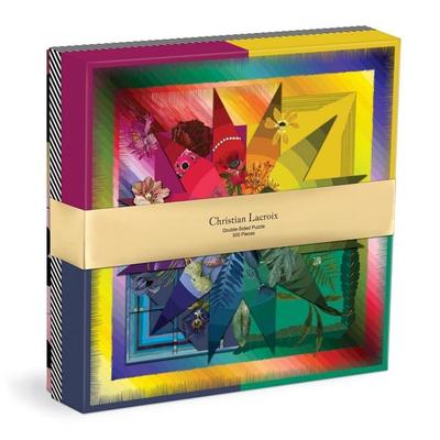 Christian LaCroix Botanic Rainbow 500 Piece Double-Sided Puzzle
