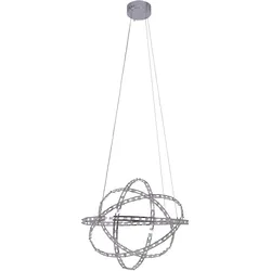 Näve LED Pendelleuchte "COSMOS" Ø: 60cm chrom