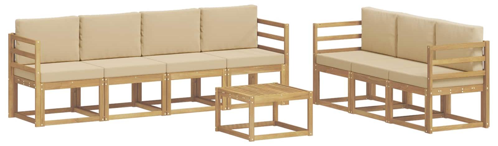 Outdoor-Sofagarnitur 7 pcs