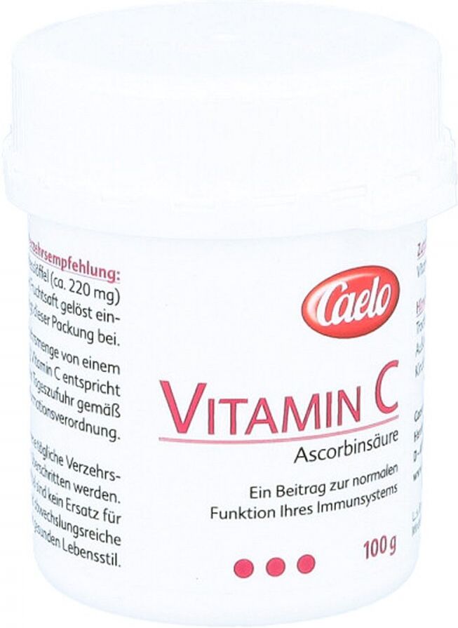 Vitamin C Ascorbinsäure Caelo Hv-packung 100g