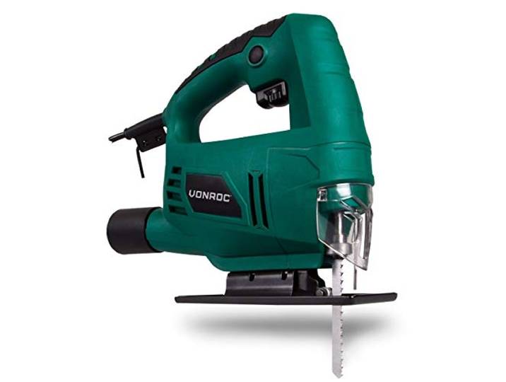 VONROC Decoupeerzaag 550W – snelwisselsysteem – Incl. accessoires en opbergtas
