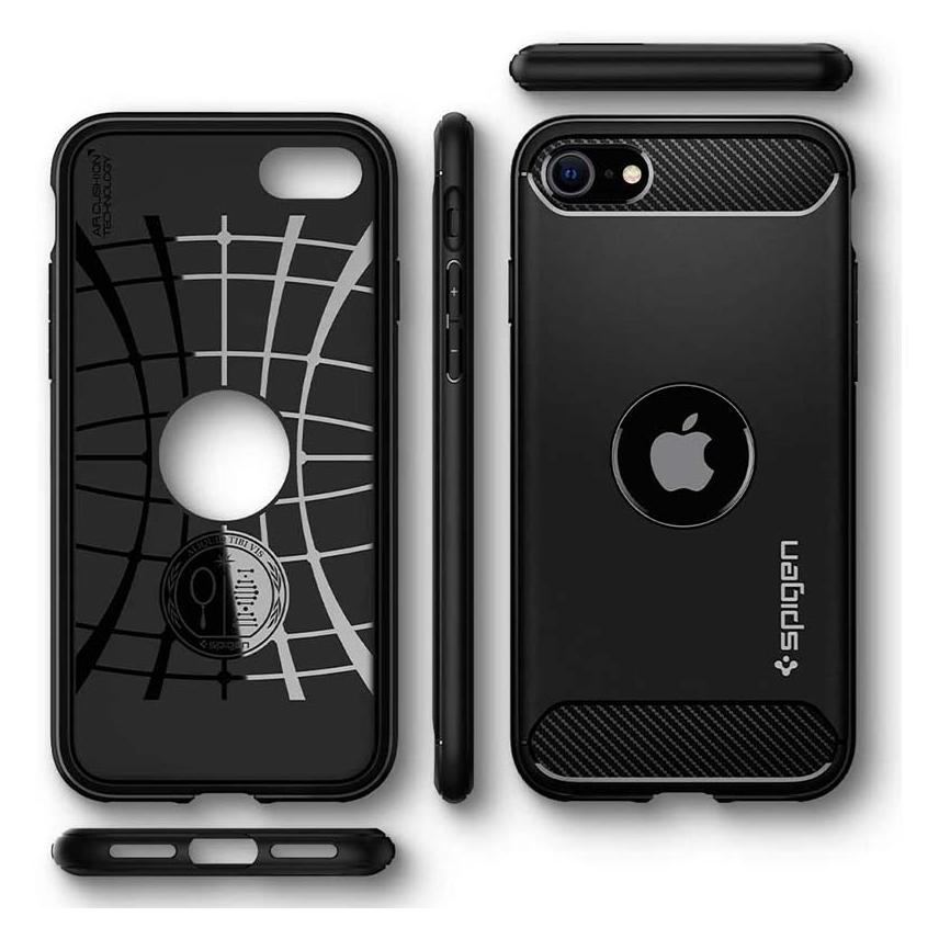 Spigen Rugged Armor (Apple iPhone SE (2nd Gen), Apple iPhone SE (3rd Gen)) (ACS00944)
