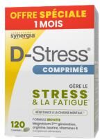 Synergia D-Stress Comprimé Pack Eco 1Mois - Boite de 120 Comprimés - Boîte 120 comprimés