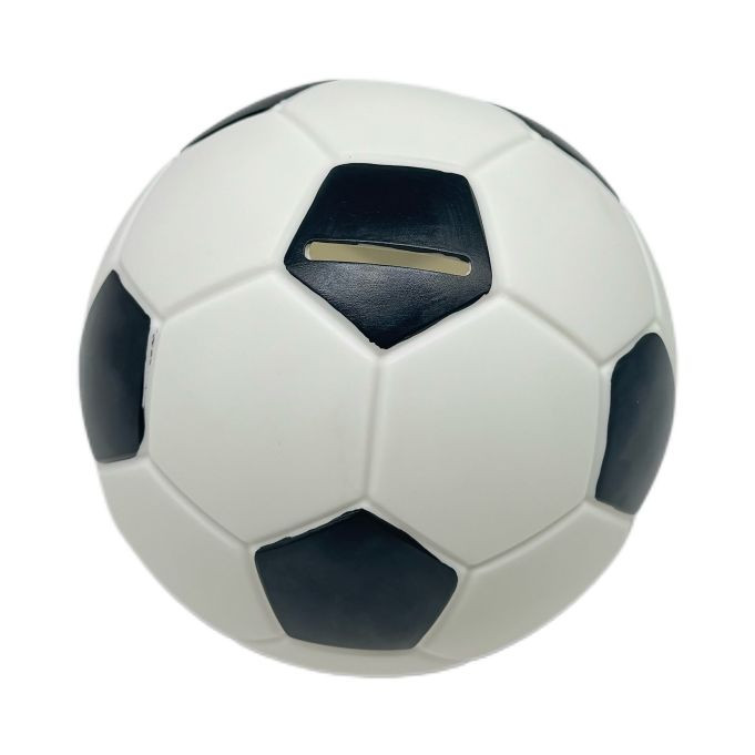 Relaxdays Spaarpot voetbal Ø 15 cm
