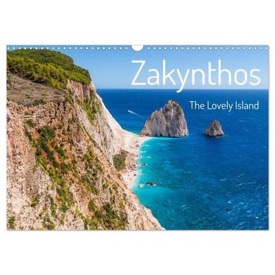 Zakynthos - the Lovely Island (Wall Calendar 2026 DIN A3 landscape), CALVENDO 12 Month Wall Calendar