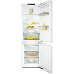 MIELE KFN 7734 C Kühlgefrierkombination (C, 253 l, 1770 mm hoch, Weiß)