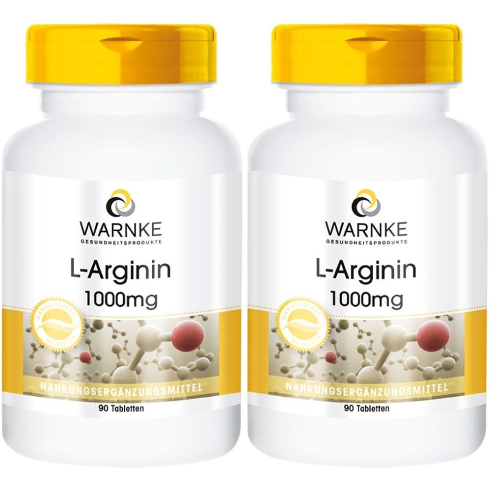 L-Arginin 1000 mg Tabletten 2x 2x90 St