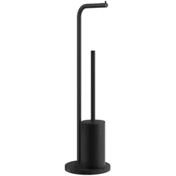 Smedbo Toilettenpapierhalter/WC-Bürste. Standmodell. Schwarz. BB1232