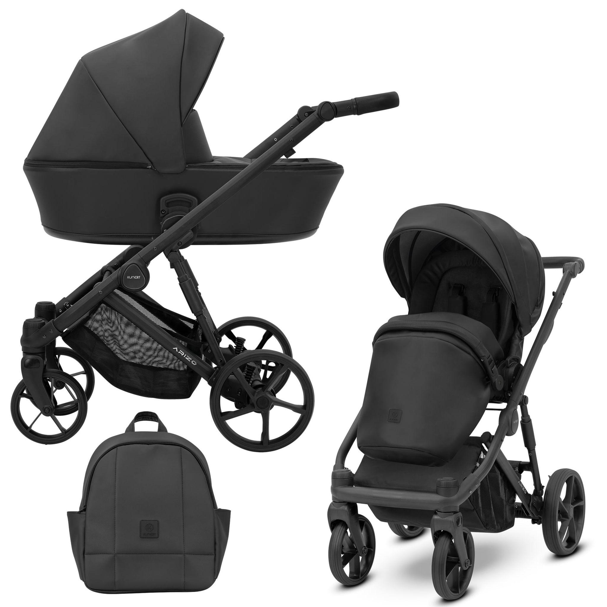 Kinderwagen Kunert Arizo 2in1 - Farbe: Schwarz Eco