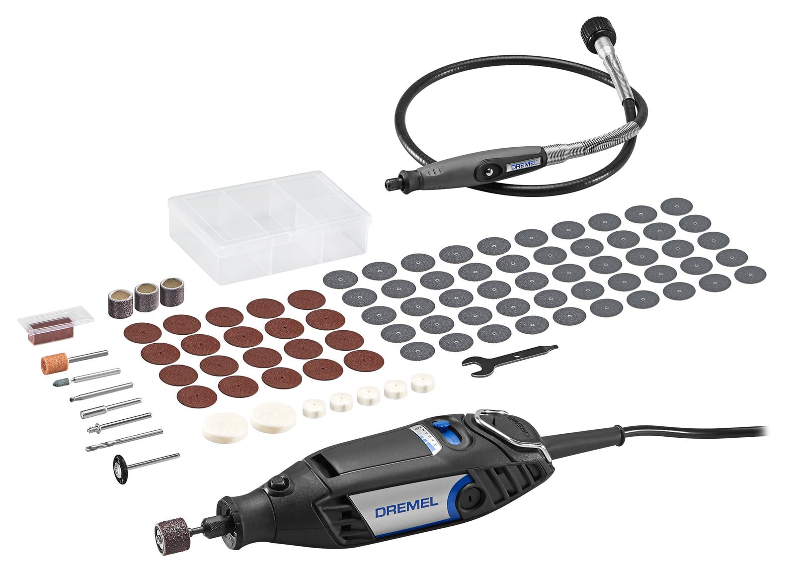 Dremel 3200 multifunctioneel gereedschap, zwart, met 90 accessoires en 1 extra opzetstuk