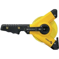 Stabila, Längenmesswerkzeug, Rahmenbandmass LBM 1000 FIBREGLASS, Glasfaserband, metrische Skala (30 m)