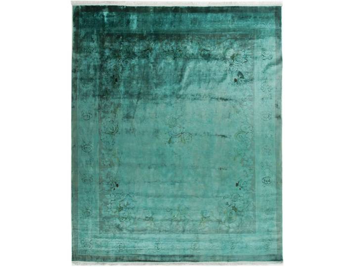 China Seide Colored Teppich 244x303 Handgeknüpft Modern Orientteppich Seide