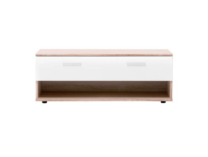 Table basse TOLEDO décor chêne sonoma et blanc