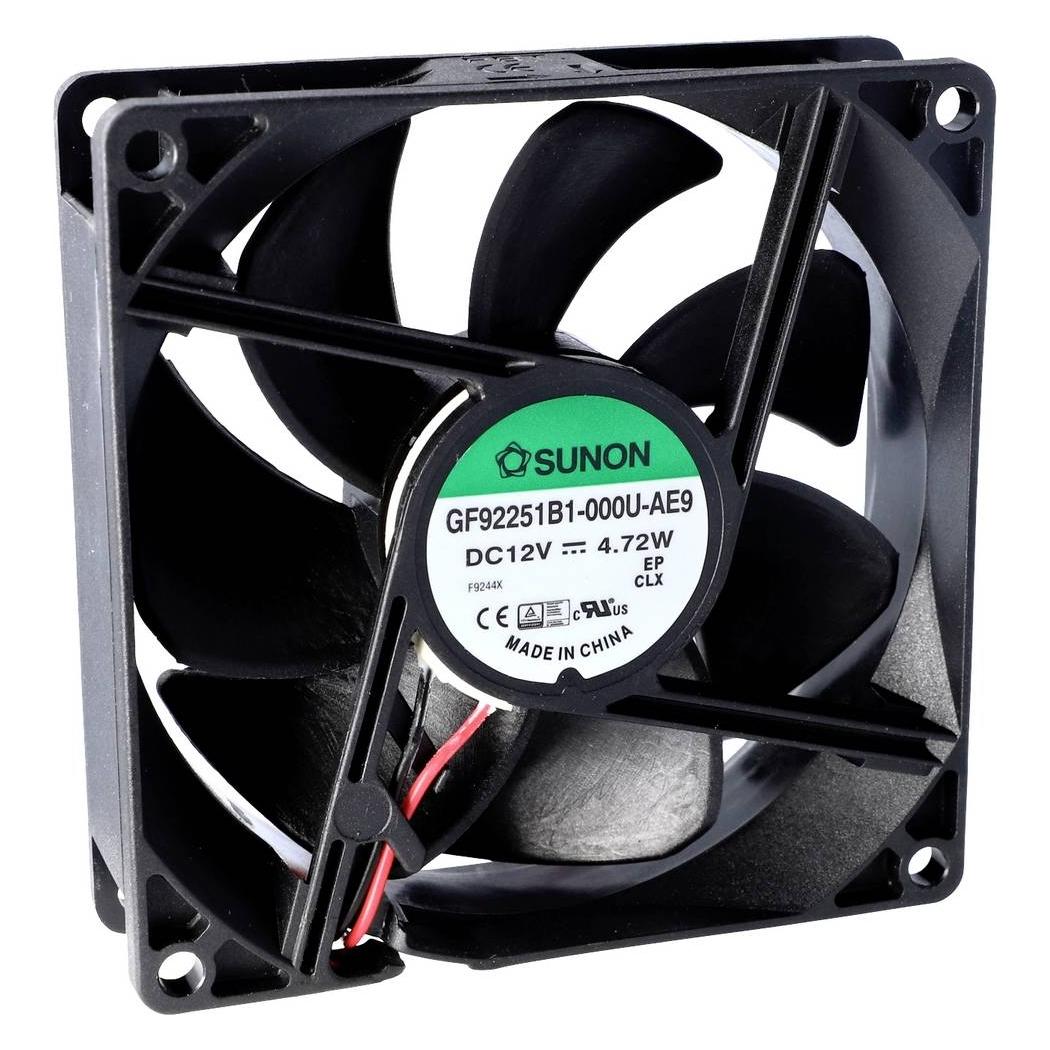 Sunon Lüfter 24V 92x25 K 118.9m³/h 45dBA IP68 (92 mm, 1x) (GE92252B2-000U-AE9)