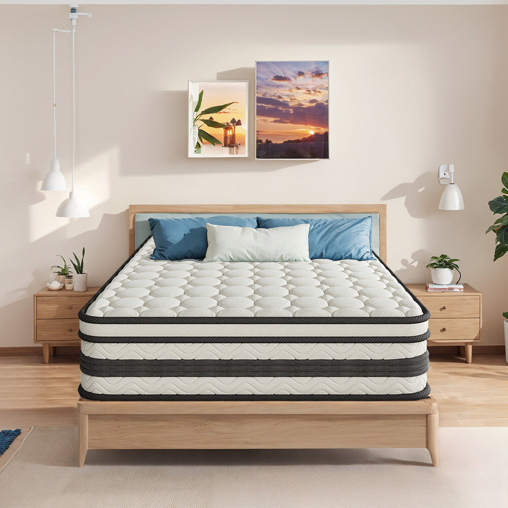 Symple Stuff Walford Gel Cooling Memory Foam Hybrid Pocket Spring Mattress Kingsize (5')