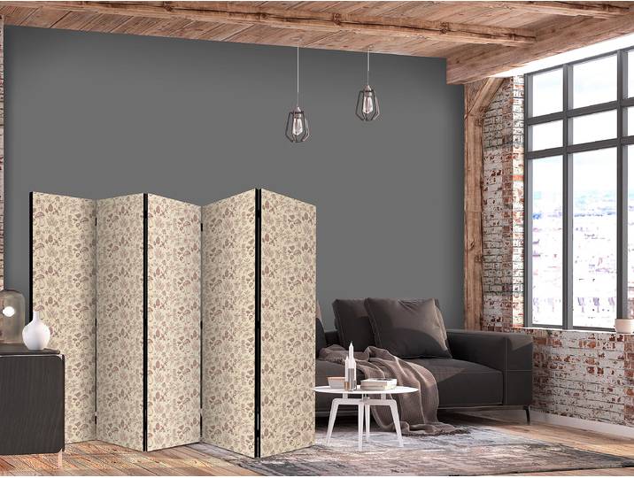 Akustik-Paravent Nature of Forest Andere Beige 225 x 172cm