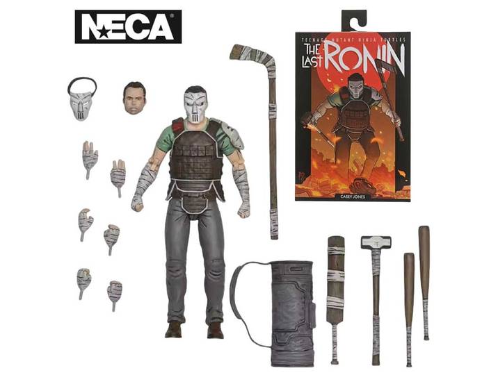 NECA 54348 jouets tortues Ninja mutantes adolescentes le dernier figurine d'action Ronin ultime Casey Jones 18 cm modèle de poupée originale TMNT