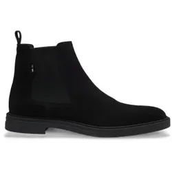 BOSS für Herren. 50552528 Calev Lederstiefel schwarz (39), Wohnung, Keine, Lässig