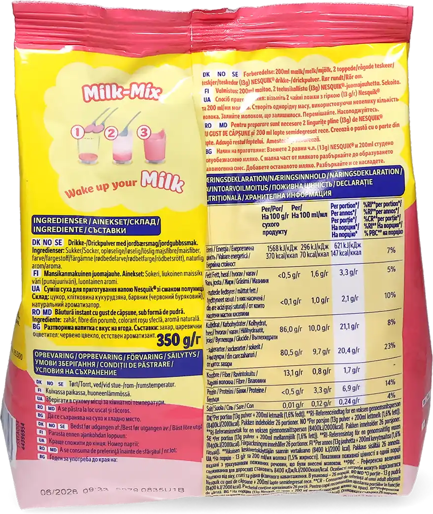 Nestlé   Strawberry Milk-Mix - 350 g
