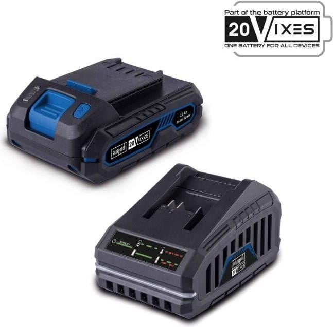 Scheppach Universele Accu 2.0Ah 20V met oplader voor de 20V IXES serie