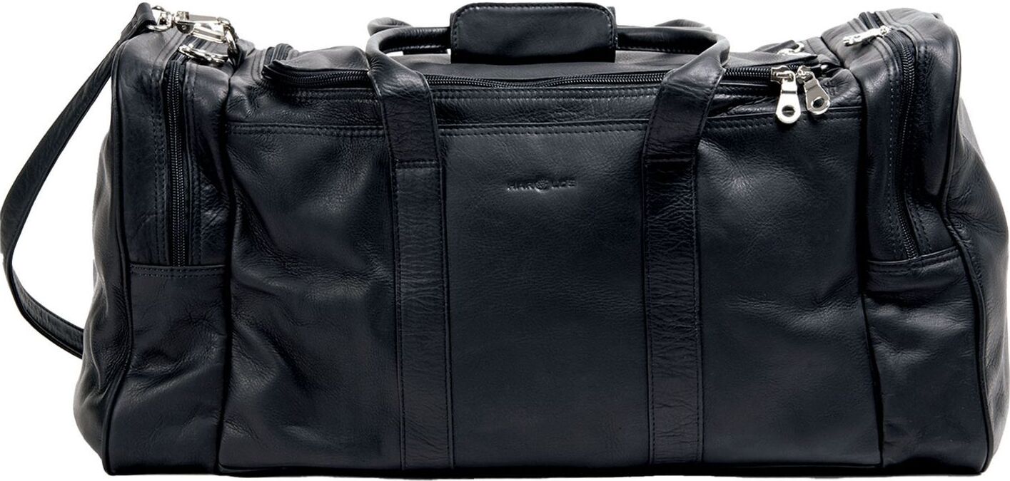 HAROLD'S Leder Reisetasche Country Travelbag Black schwarz