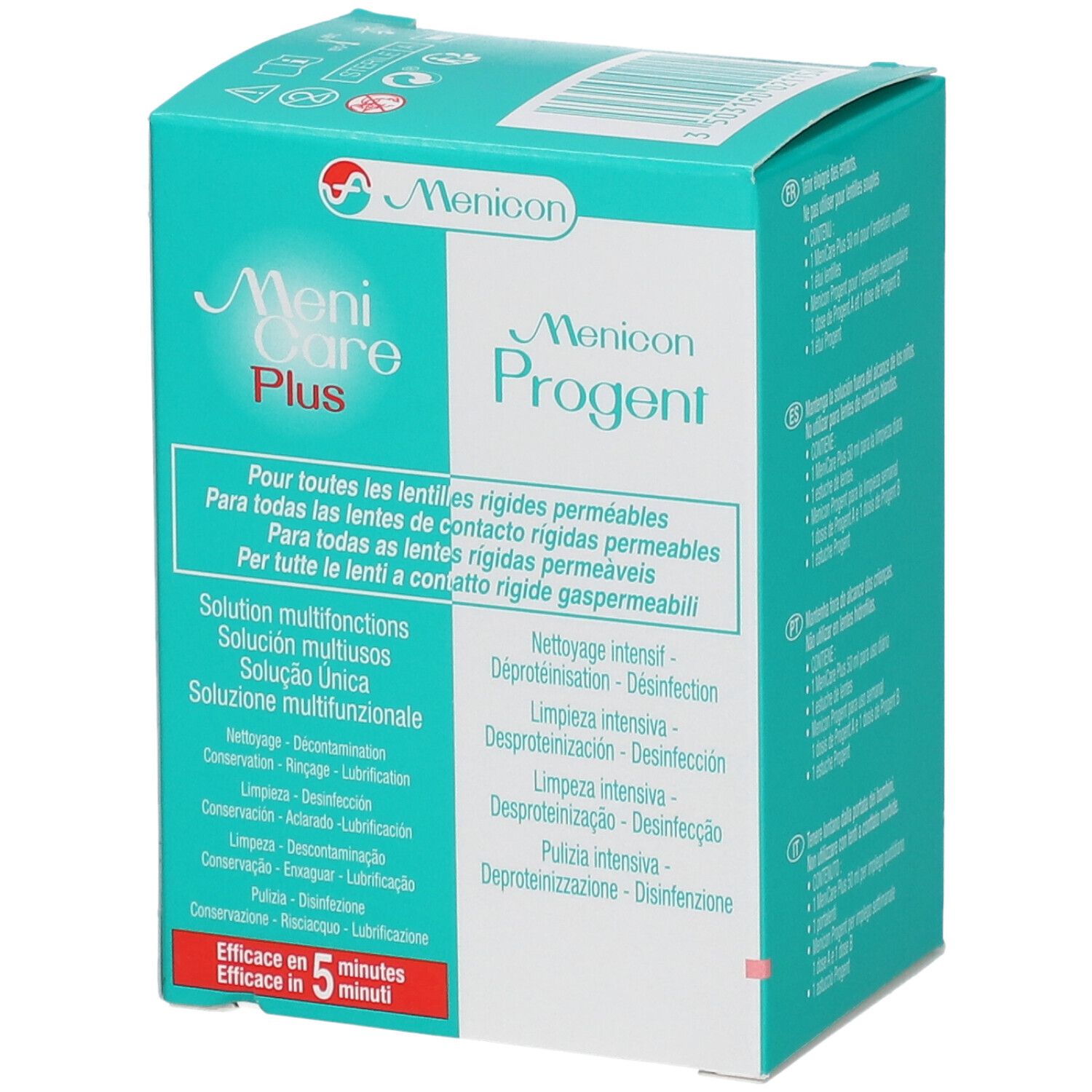 Menicare Plus Starterkit 1 St Aufbewahrungs- und Reinigungslösung