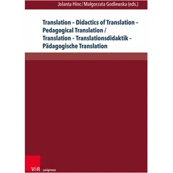 Translation - Didactics of Translation, Fachbücher von Małgorzata Godlewska, Jolanta Hinc