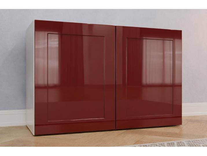 Büro Sideboard nach Maß - RAL 3004 Purpurrot - 72x109x45cm - Individuell konfigurieren