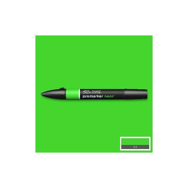Winsor & Newton Neonmarker glowing green (884955069158)