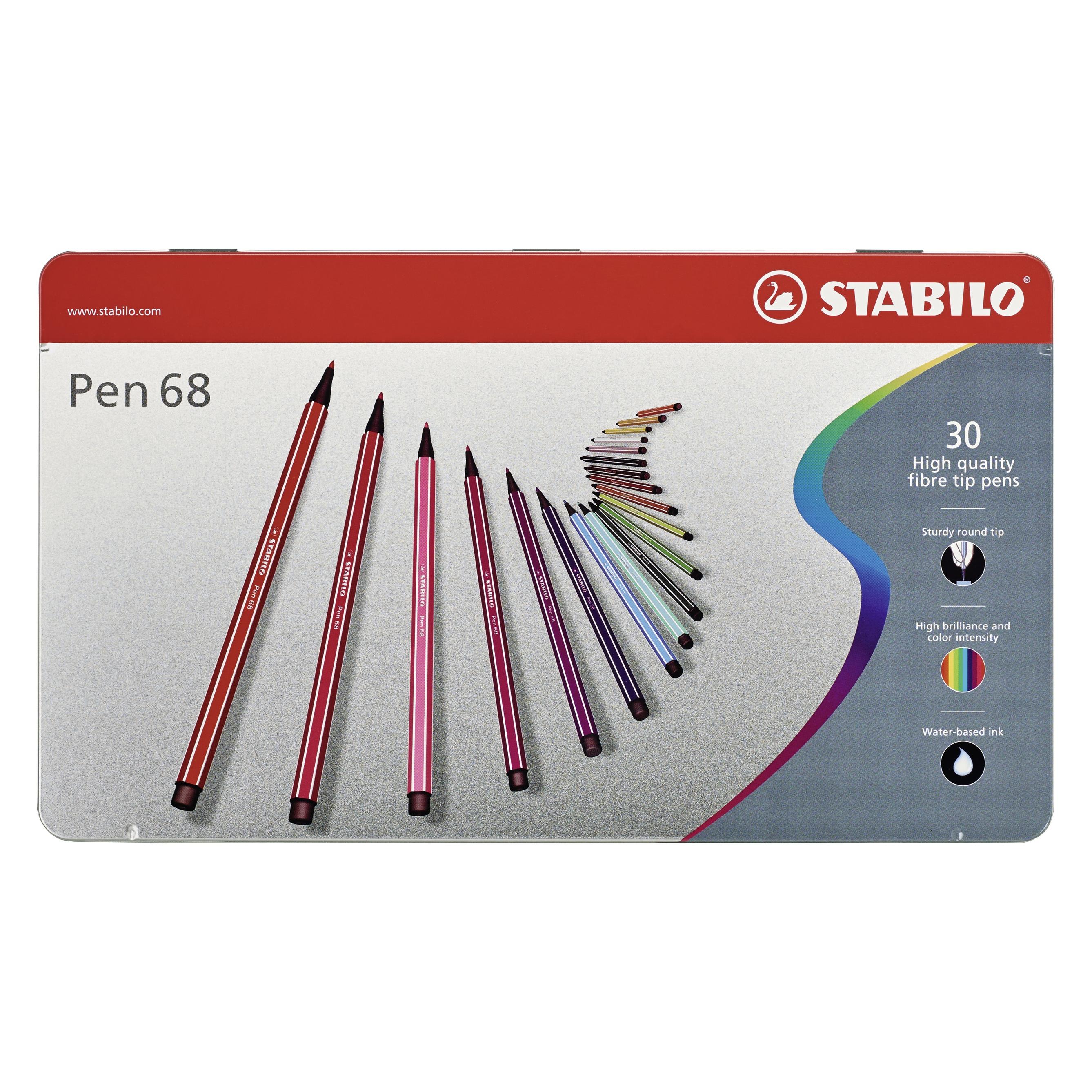 Stabilo Pen 68 Premium-Filzstift (30x) (6830-6)