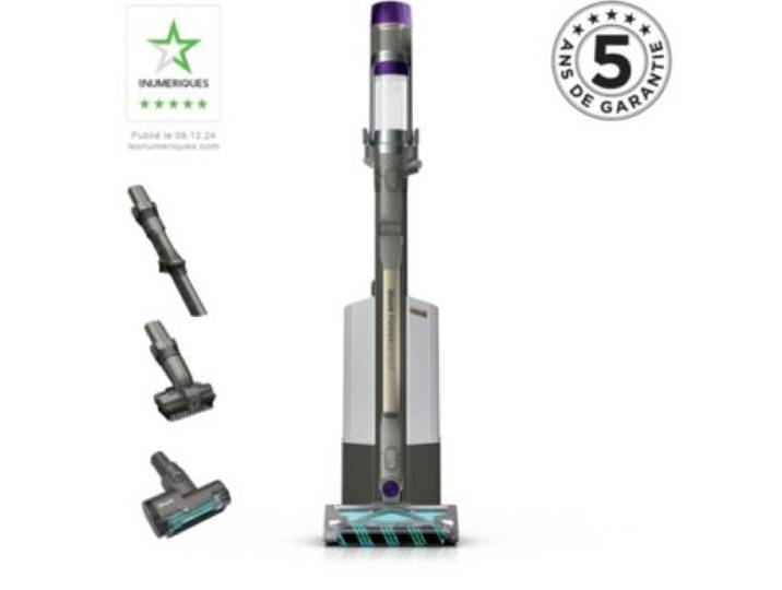Shark - Aspirateur Balai Powerdetect Avec Base De Vidage Automatique Ip3251eut