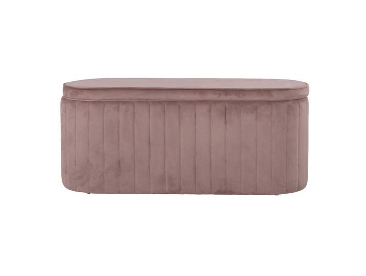 Banquette coffre rose