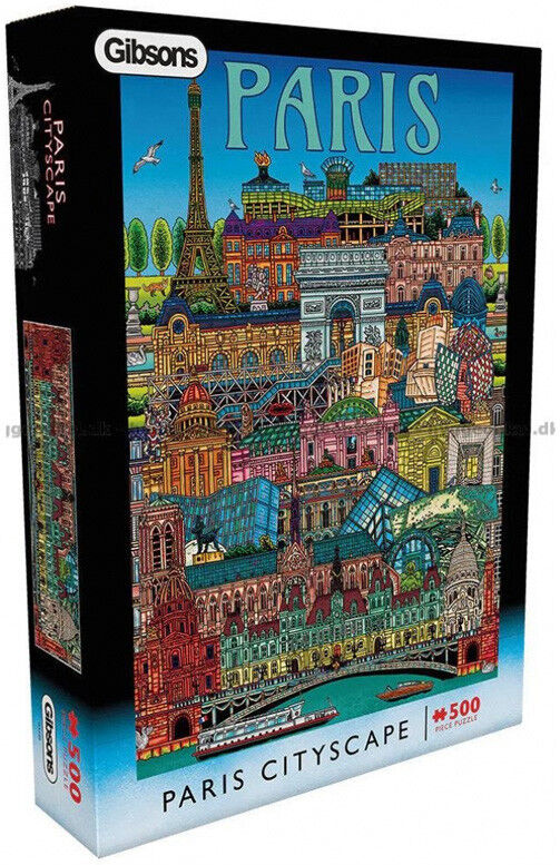 Puzzle 500 pcs Paris Cityscape - Gibsons